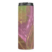 熱タンブラー緑マゼンタ非対称フラクタル タンブラー (裏面)