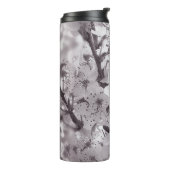 熱タンブラー酸っぱいさくらんぼツリーブラックとホワイト タンブラー (回転左)