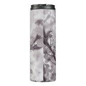 熱タンブラー酸っぱいさくらんぼツリーブラックとホワイト タンブラー (裏面)