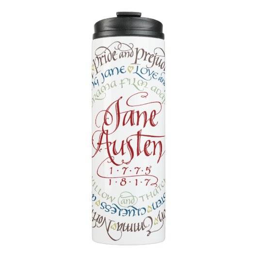 熱タンブラー-ジェーンAustenの時代劇 タンブラー (正面)