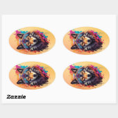 熱タンブラー 楕円形シール (シート)