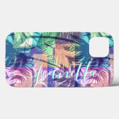 熱パーソナライズされた帯ヴィンテージヤシ Case-Mate iPhoneケース (裏面 (横))