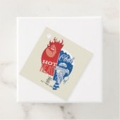 熱ミザー熱ヘッドと雪ミザークール氏 フェイバータグ (インサイチュ)