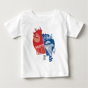 熱ミザー熱ヘッドと雪ミザークール氏 ベビーTシャツ