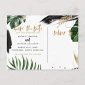 熱モダン帯抽象芸術色彩の鮮やか救結婚の核 案内ポストカード (裏面)