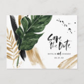 熱モダン帯抽象芸術色彩の鮮やか救結婚の核 案内ポストカード (正面)