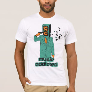 熱中される音楽 Tシャツ