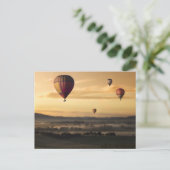 熱威厳のある気球 ポストカード (スタンド正面)