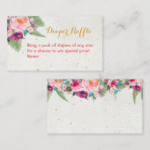 熱帯おむつラッフルカード エンクロージャーカード (正面/裏面)