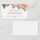 熱帯おむつラッフル囲い エンクロージャーカード (正面/裏面)