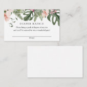 熱帯おむつラッフル囲い エンクロージャーカード (正面/裏面)