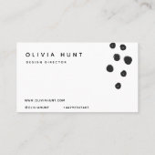 熱帯おもしろいおよモダンびビジネスカード 名刺 (裏面)