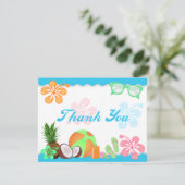 熱帯おもしろいはメッセージカード感謝していしています サンキューカード (スタンド正面)