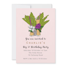 熱帯おもしろいカラフル50バースデーカクテルパーティー