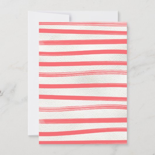 熱帯おもしろいクリスマスカクテルパーティー 招待状 (裏面)