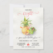 熱帯おもしろいクリスマスカクテルパーティー 招待状 (正面)