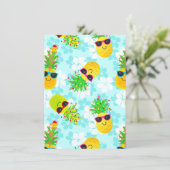 熱帯おもしろいクリスマスパイナップル シーズンカード (スタンド正面)