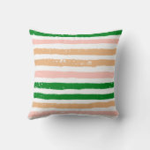 熱帯おもしろいストライプ夏 クッション (裏面)