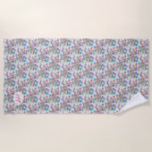 熱帯おもしろい ビーチタオル (正面)