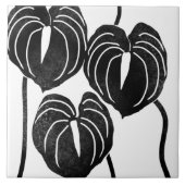 熱帯およびハワイアンアンスリウム タイル (正面)