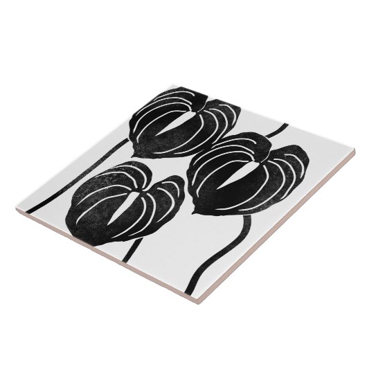 熱帯およびハワイアンアンスリウム タイル (側面)