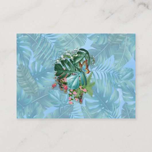 熱帯お洒落味のファンタジーの世界 エンクロージャーカード (裏面)