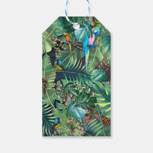 熱帯お洒落味のファンタジーの世界 ギフトタグ (裏面)
