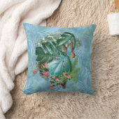 熱帯お洒落味のファンタジーの世界 クッション (ブランケット)