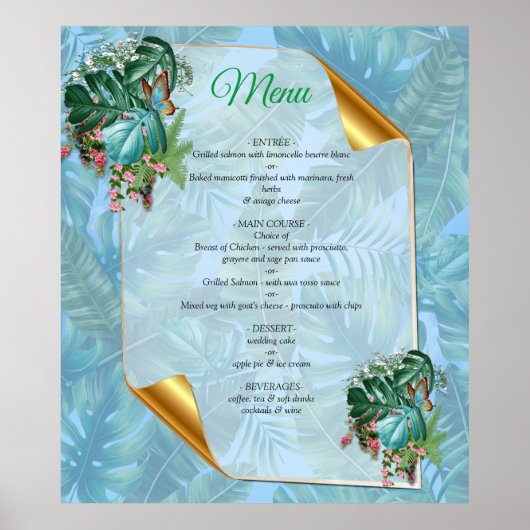 熱帯お洒落味のファンタジーの世界 ポスター (正面)