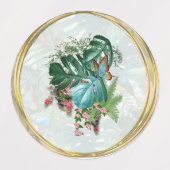 熱帯お洒落味のファンタジーの世界 ラベル (デザイン1)