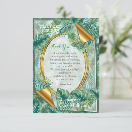 熱帯お洒落味のファンタジーの世界 出欠カード (スタンド正面)