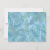 熱帯お洒落味のファンタジーの世界 招待状 (裏面)