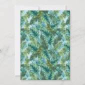 熱帯お洒落味のファンタジーの世界 招待状 (裏面)