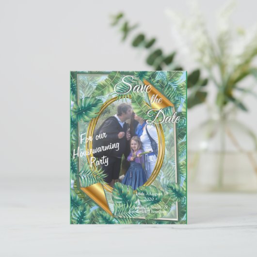 熱帯お洒落味のファンタジーの世界 案内ポストカード (スタンド正面)