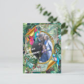 熱帯お洒落味のファンタジーの世界 案内ポストカード (スタンド正面)