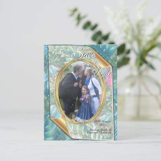 熱帯お洒落味のファンタジーの世界 案内ポストカード (スタンド正面)