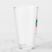 熱帯かわいいフおもしろいラミンゴの水彩柄Gl タンブラーグラス (右)