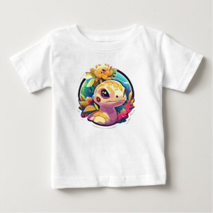 熱帯かわいこちゃん:ハワイアンベビーシャツ(リトル用) ベビーTシャツ