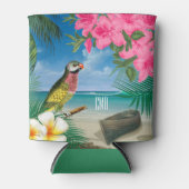 熱帯かわいらし海デザイン 缶クーラー (正面)