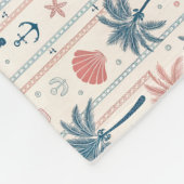 熱帯では時間がゆっくり流れるように思える フリースブランケット (角)