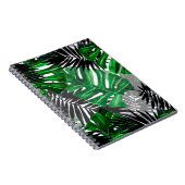 熱帯と元素の継ぎ葉目の無いパターン ノートブック (右側)