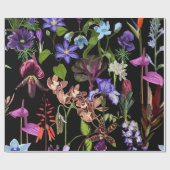 熱帯と庭の花。 ラッピングペーパー (フラット)