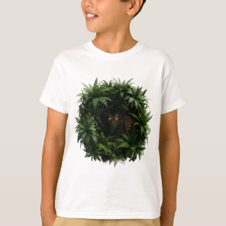 熱帯に潜むステルス虎 Tシャツ
