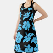 熱帯のひし形を持つ明るいハワイ風のシームレスな模様 エプロン (インサイチュ)