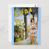 熱帯のキューバの休日の島 ポストカード (正面/裏面)