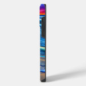 熱帯のサンセットと澄んだ海 iPhoneケース (左側面)