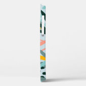 熱帯のシームレスなテクスチャ(ヤシの葉、ラスター) Case-Mate iPhoneケース (裏面 / 左)