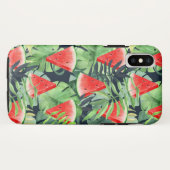 熱帯のスイカ葉スライス Case-Mate iPhoneケース (裏面(横))