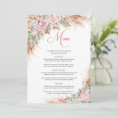 熱帯のススキ、赤面、緑 メニュー (スタンド正面)