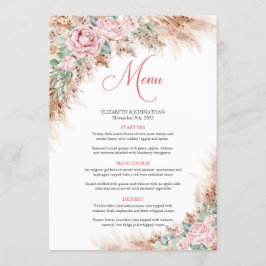 熱帯のススキ、赤面、緑 メニュー